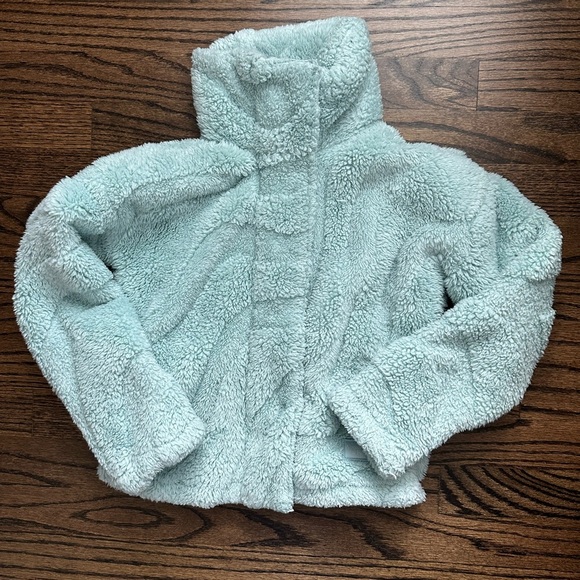 Abercrombie kids Fleece Sherpa jacket - size 7/8 - Picture 1 of 6